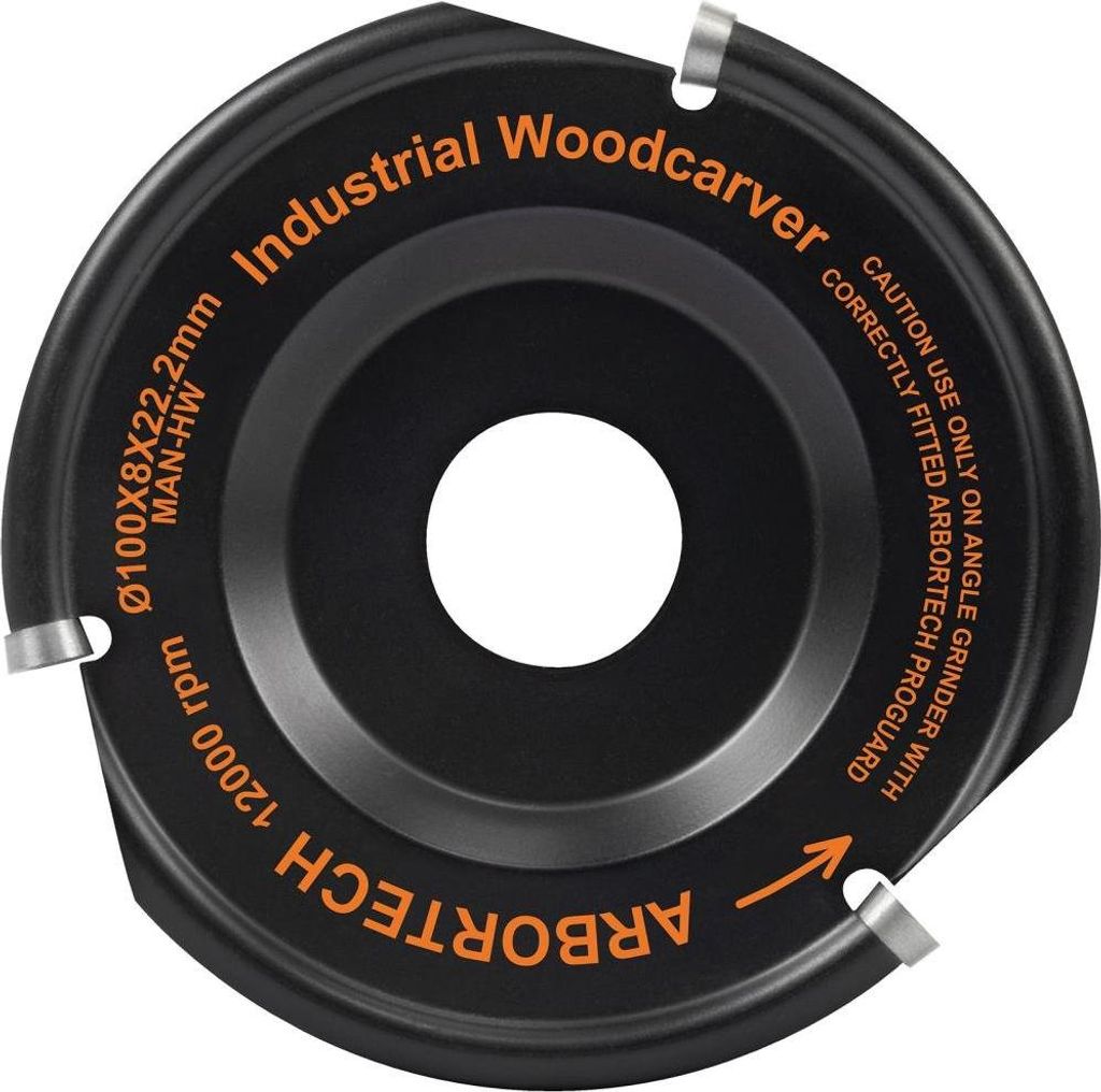 Industrial Frässcheibe Woodcarver 100 mm Arbortech Produktbild 