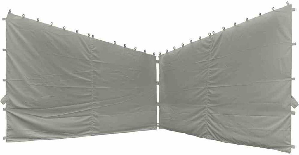 SIENA GARDEN Seitenteile zu Pavillon Berlino 4x4 m, grau, 2er Set