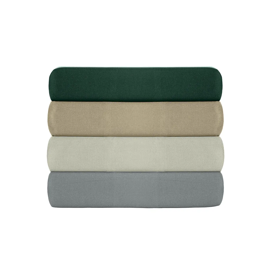 Drap-housse Ranforce Super King L'Essentiel Linge de Maison Tonne Verte