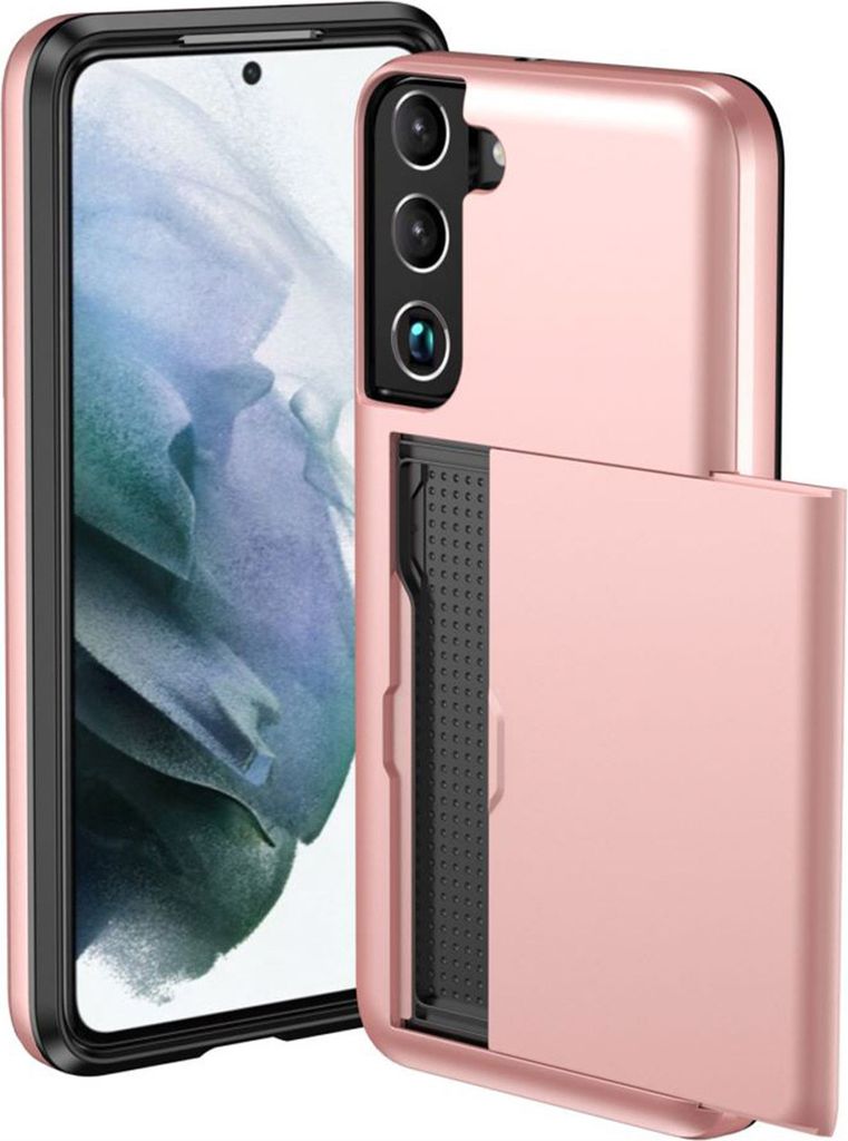 imoshion Backcover mit Kartenfach Samsung Galaxy S22 - Rosé Produktbild 