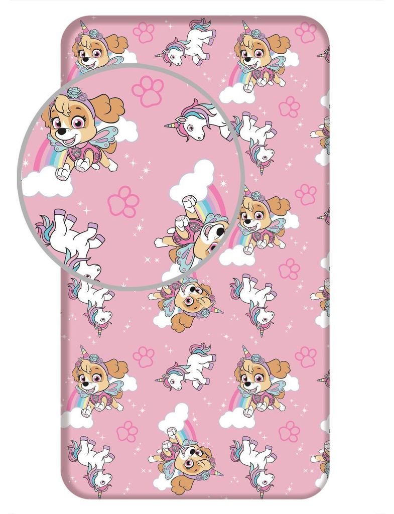 Drap Paw Patrol 354 90x200x25 cm - coton Image du produit 