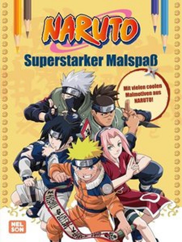 Naruto: Superstarker Malspaß: Mit vielen coolen Malmotiven Produktbild 
