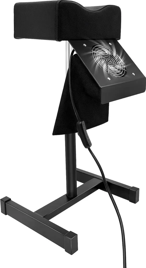 Repose-pieds manucure professionnel avec aspirateur et hauteur réglable