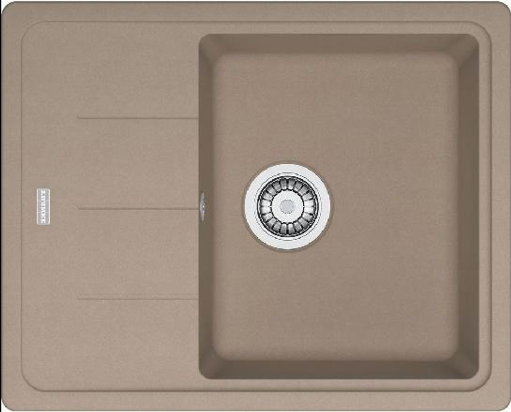 Franke Basis - Fragranit Spülbecken BFG 611-62, 620x500 mm, Kaschmir 114.0494.751
