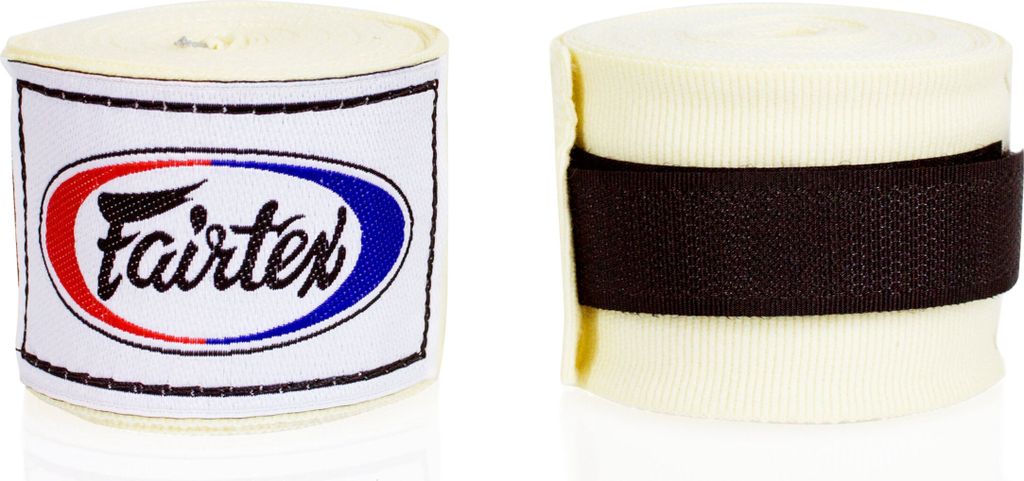 Fairtex HW2 Elastische Boxbandage 4,50m, Farbe Weiß Produktbild 