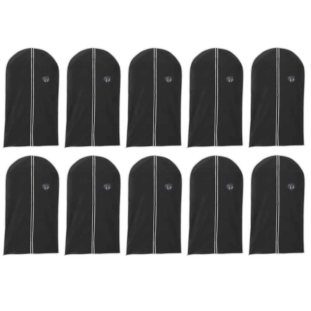 10er Pack Kleidersack 60x135 Kunststoff Kleiderhülle mit Produktbild 