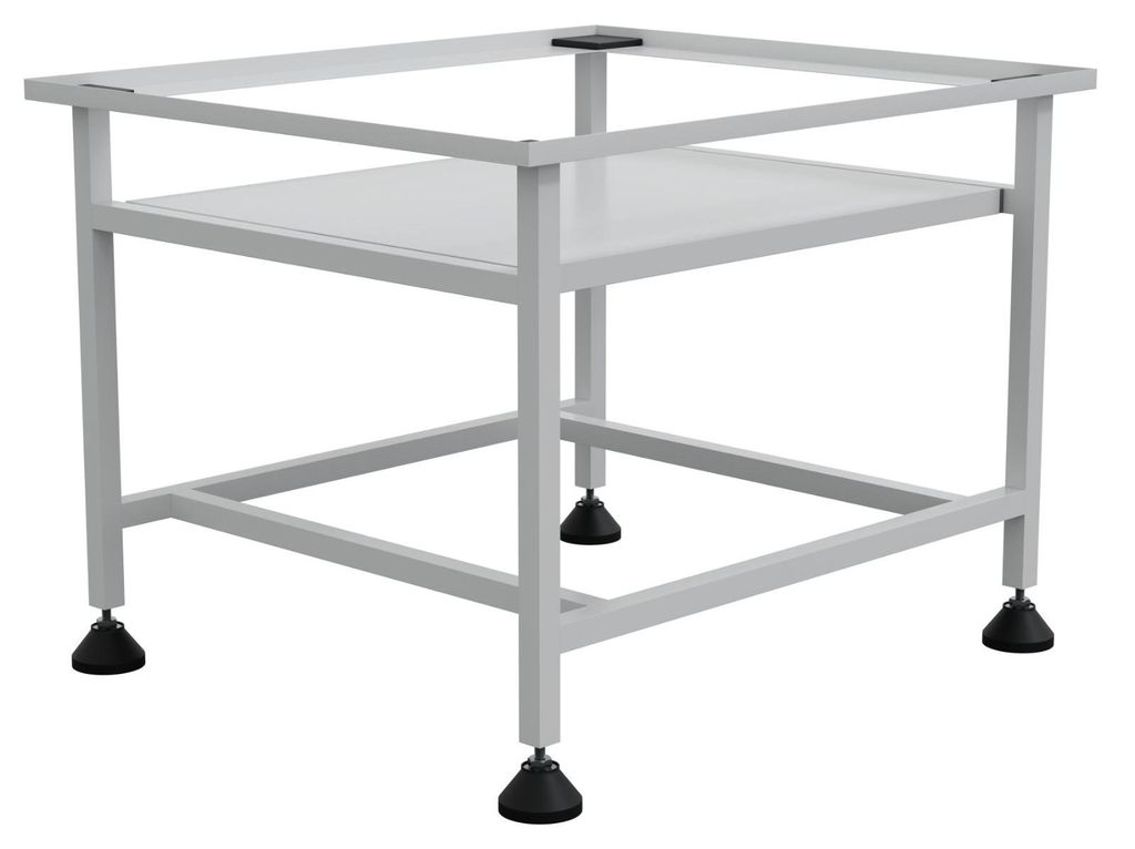 HAGO24 Waschmaschinen-Untergestell Weiß 62,5x53,5x45cm Produktbild 
