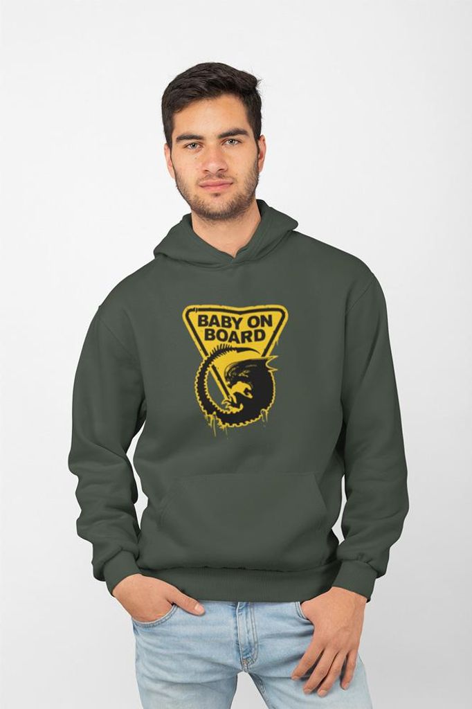 D&B Uni Hoodie MO00007 Alien Waldgrün-Größe XL
