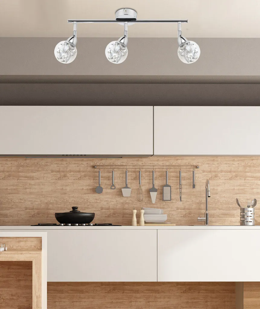 Plafonnier Chrome BOLO 93-67647 : Solution Éclairage Intense et Chic - 2