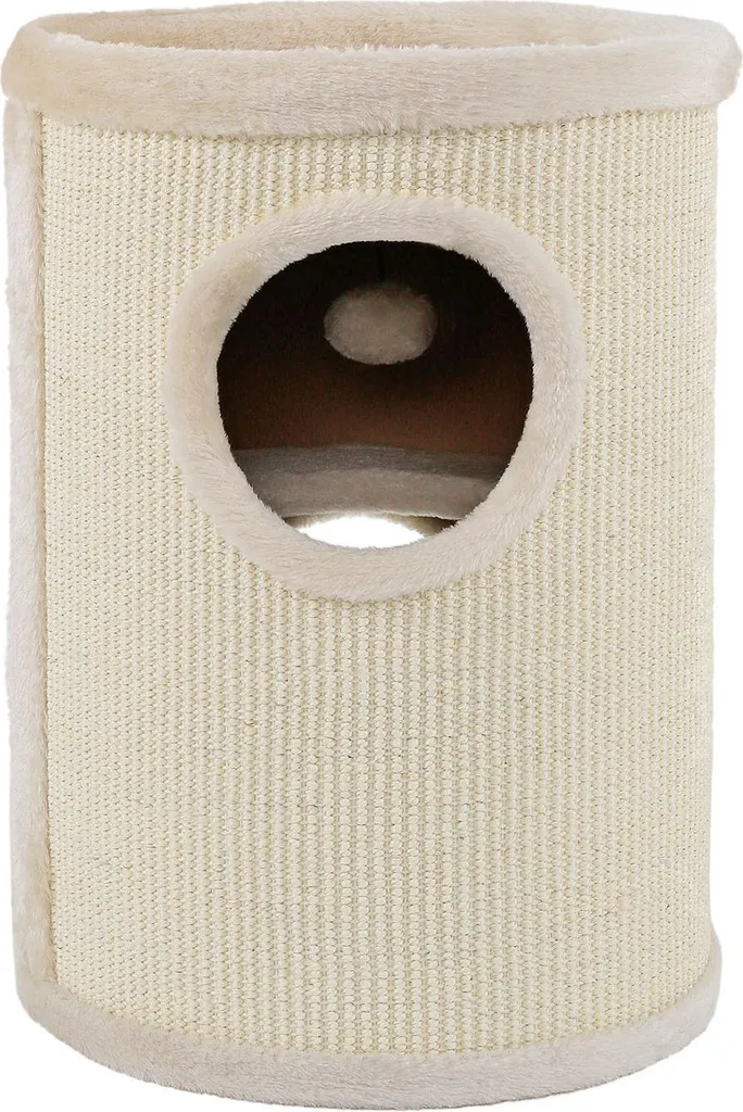 Griffoir tour à chat gain de place 50 cm pour petit appartement beige