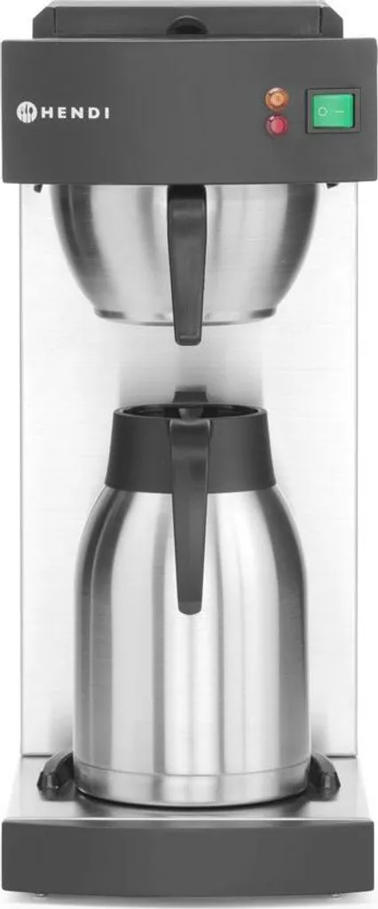 Cafetière HENDI 2 Litres Grande Capacité 1400W - Machine à café inox durable