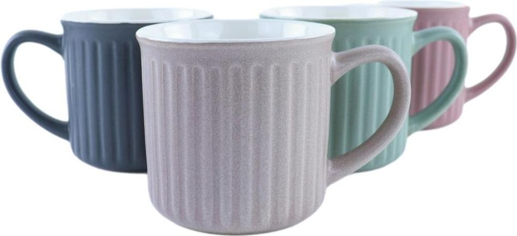 "OTIX Kaffeetassen mit Henkel Kaffeetassen-Set aus Keramik 250 ml MOOS"