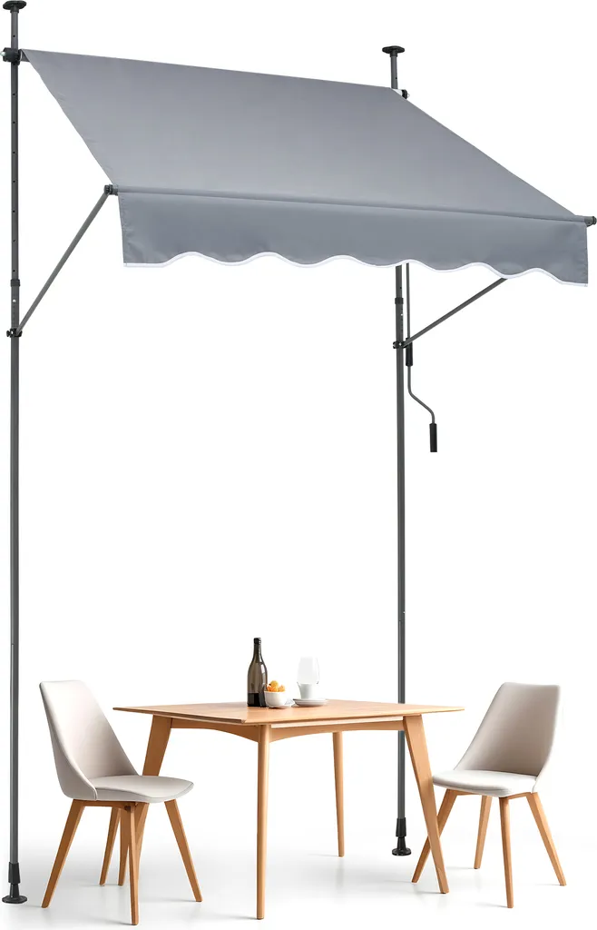 Store Terrasse VEVOR 59x47'' Réglable 218-310cm - Protection UV Solaire
