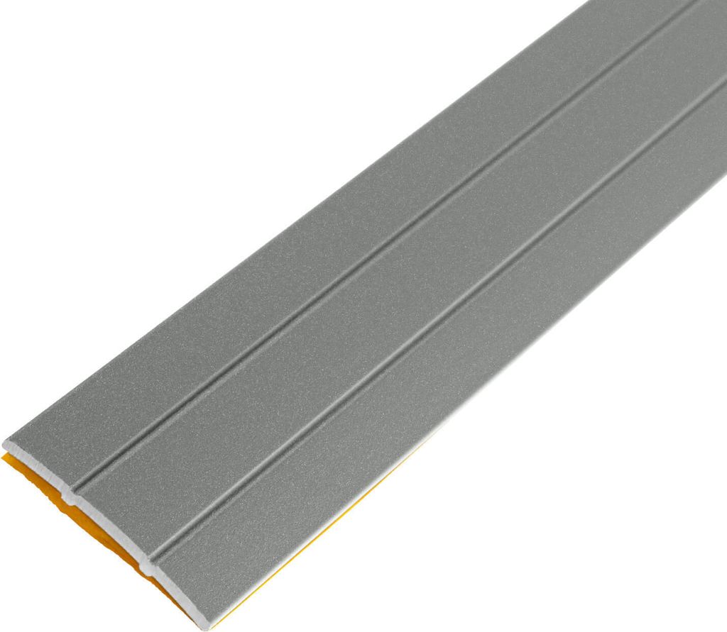 38mm Aluminiumprofil Übergangsprofil Aluminium, 2 Rillen, Produktbild 