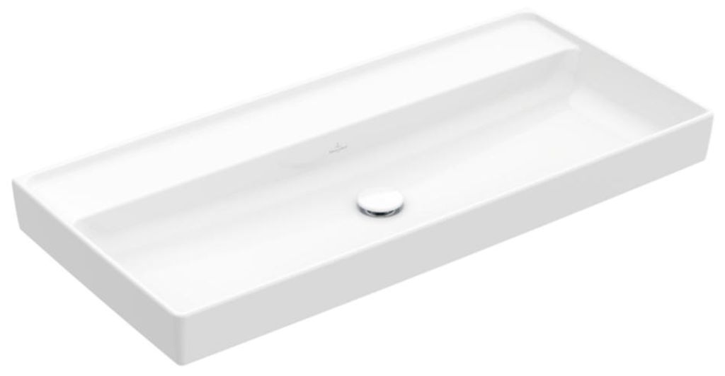Villeroy & Boch Collaro Schrankwaschtisch, ohne Hahnloch, ohne Überlauf, 1000x470mm, 4A33A301