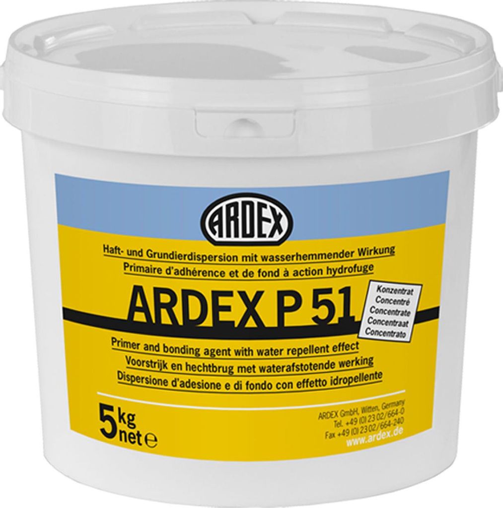 ARDEX P 51 Haft- und Grundierdispersion 5 kg Eimer Immagine del prodotto 