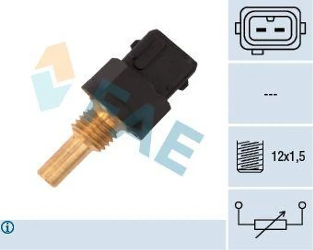FAE 33590 Sensore Temperatura BMW E34 E36 OE 1730034 | Ricambi Qualità