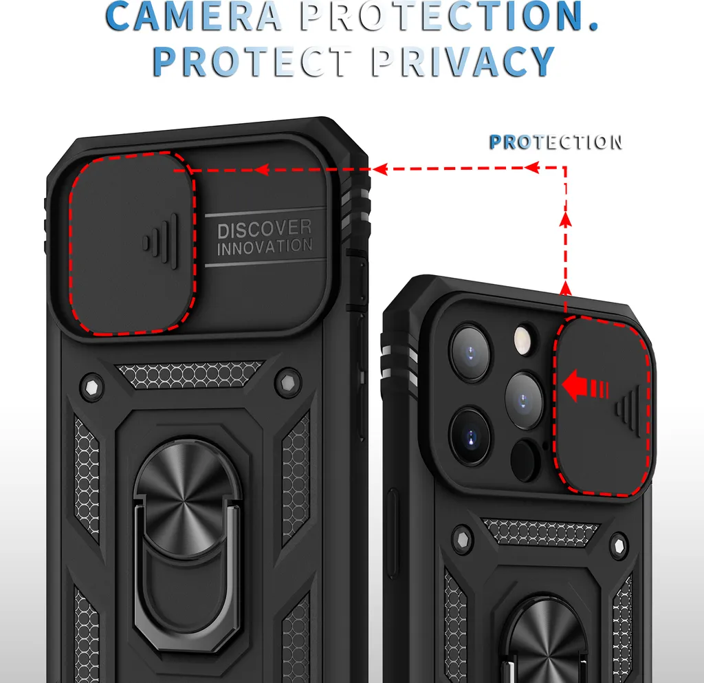 Custodia Portafoglio Per IPhone 14 Pro Con 9 Slot Carte E Chiusura Lampo, Pelle PU, Colore Nero - ZCDAYE - 2
