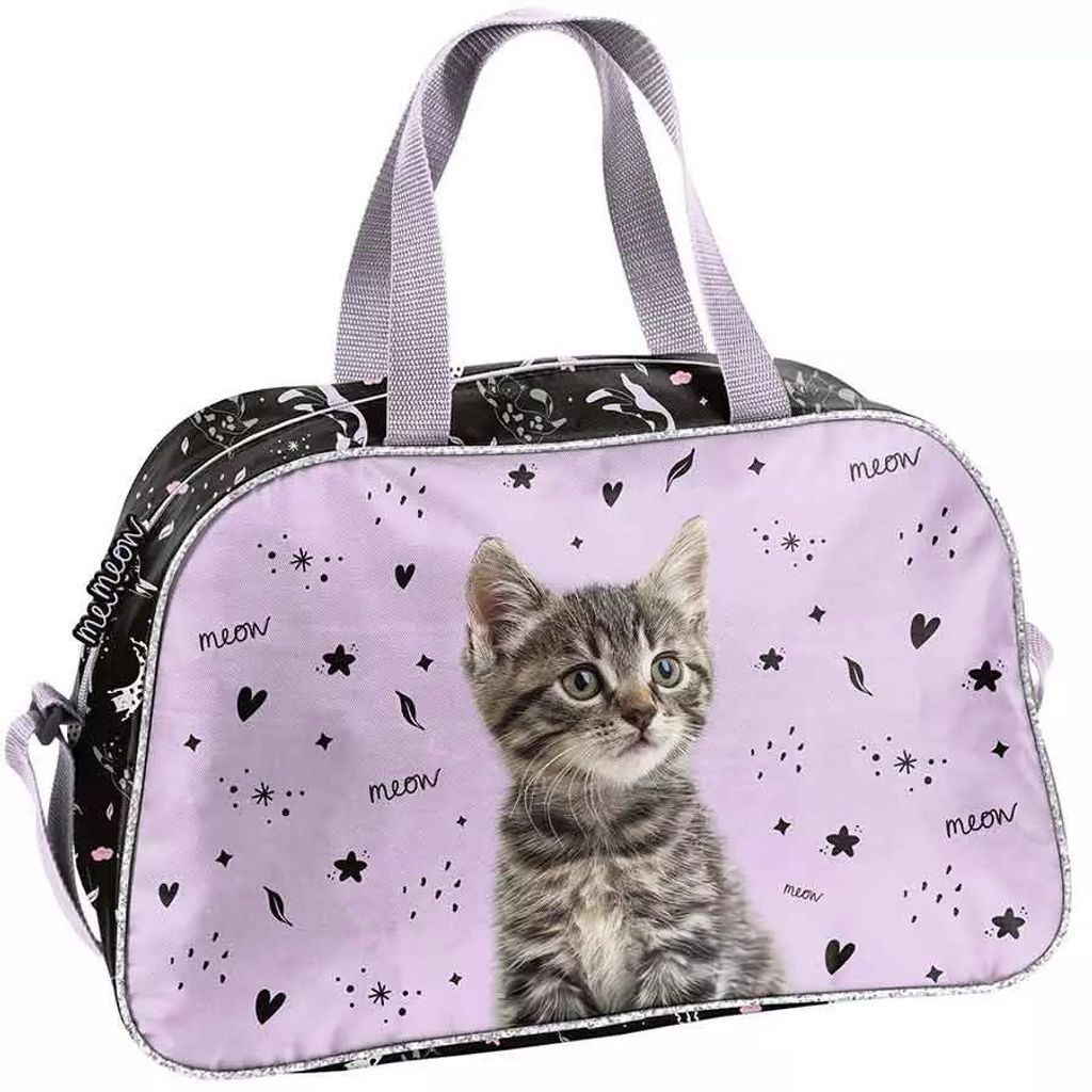 Katze Cat Ranzen Schulranzen Schulrucksack Rucksack Set 8 teilig mit Sporttasche