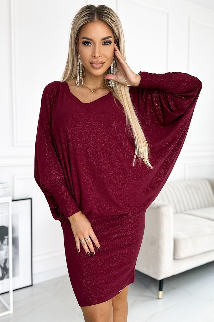 Numoco Minikleid für Frauen Doc bordo S/M