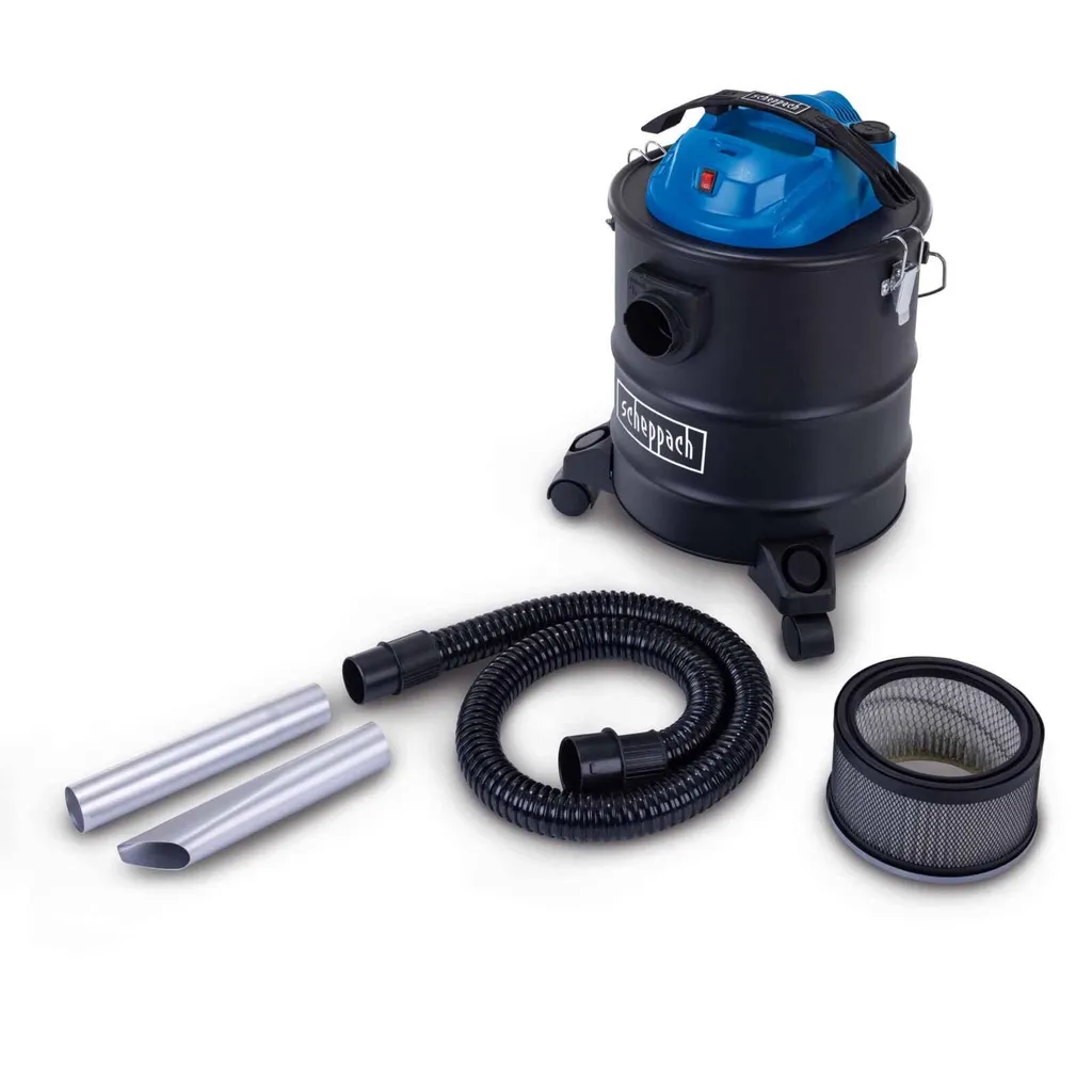 Aspiratore Professionale Scheppach VC20 1300W - Fusto Inox per Cantieri