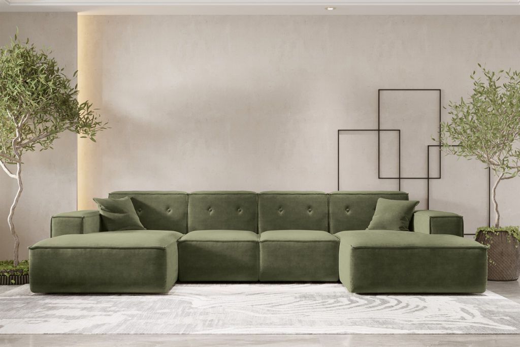 Wohnlandschaft Sofa U-Form CESINA in Stoff Perfect Harmony Produktbild 