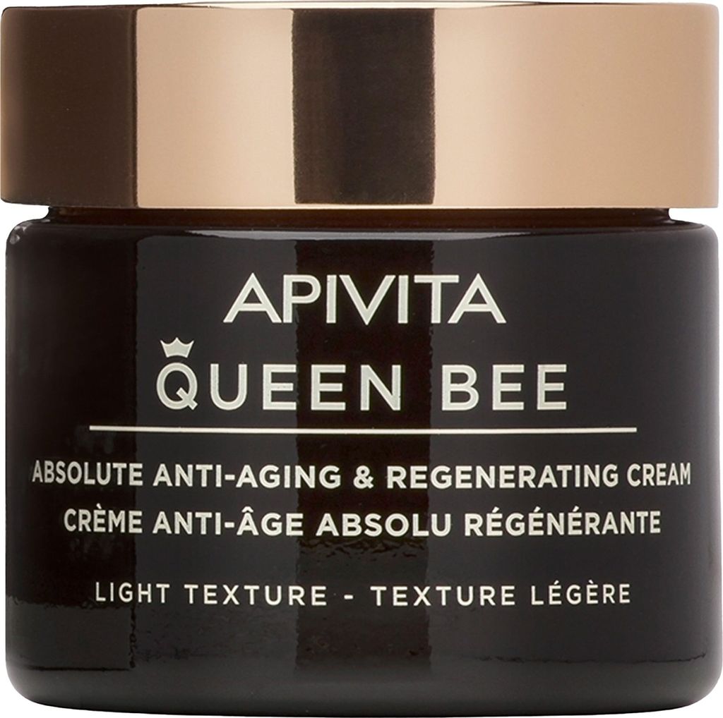 Apivita Queen Bee Absolute Regenerierende Anti-Aging- Creme Leichte Textur 50ml