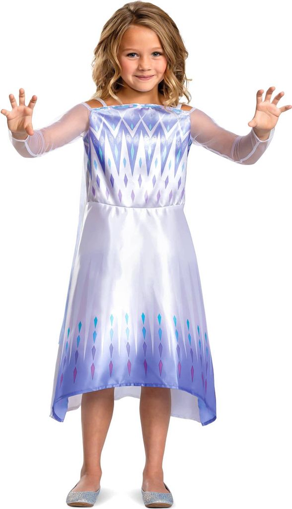 Klassisches Kostüm weiß Elsa Frozen - Die Eiskönigin 2 Produktbild 