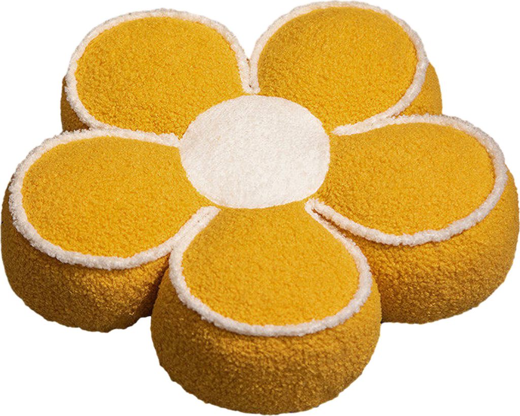 Blumen-Plüschkissen, weich, bequem, Sofa-Rückenkissen, warmes Winter-Bodenkissen, Hüft- und Taillenschutz, gefülltes Stuhlsitzkissen, dekorativ...