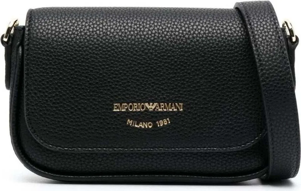 Sac Bandoulière Noir Emporio Armani : Élégance Pratique sans Encombrement