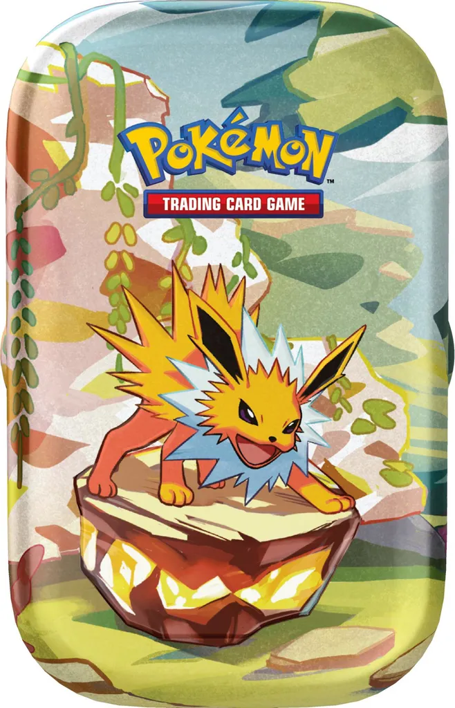 Mini Tin Pokemon Espeon avec boosters cartes Prismatic Evolutions