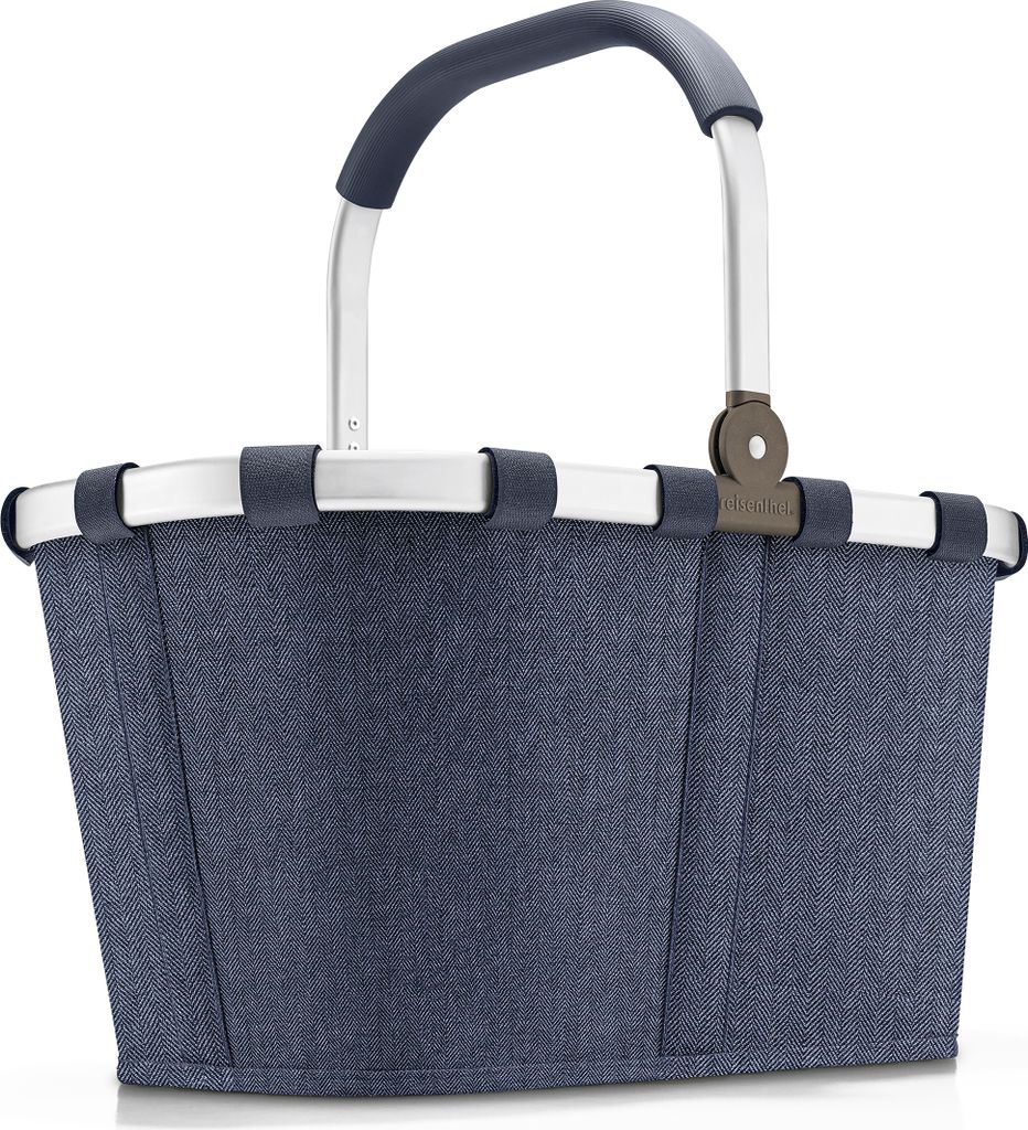 koszyk na zakupy reisenthel Carrybag Herringbone Dark Blue Zdjęcie produktu 