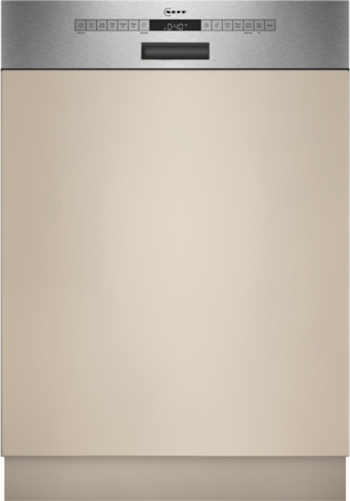 Neff N 50, Geschirrspüler integrierbar, 60 cm, Gebürsteter Produktbild 
