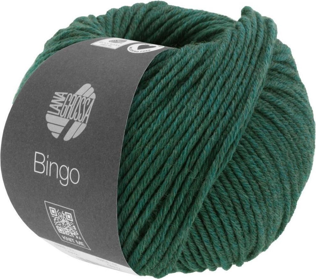 Lana Grossa - Bingo Melange 1028 dunkelgrün meliert Produktbild 