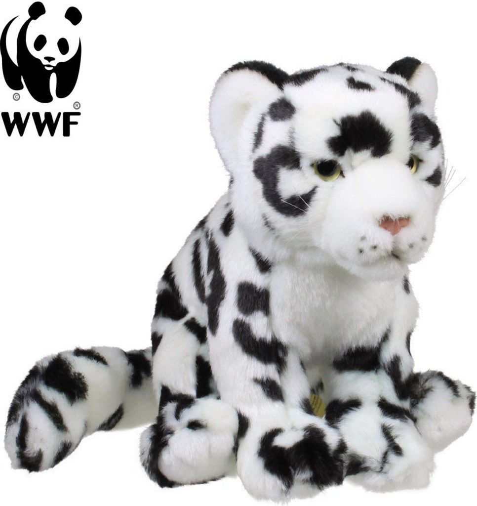 WWF Plüschtier Schneeleopard (weich, 19cm) Kuscheltier Stofftier