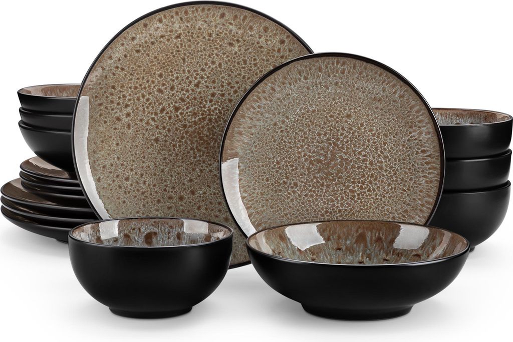 Stolní servis pro 4 osoby, 16dílný porcelánový jídelní Obrázek produktu 