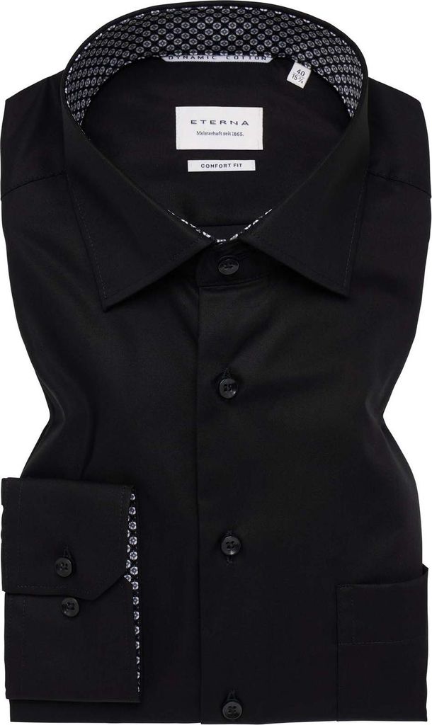 Eterna Comfort Fit Businesshemd schwarz