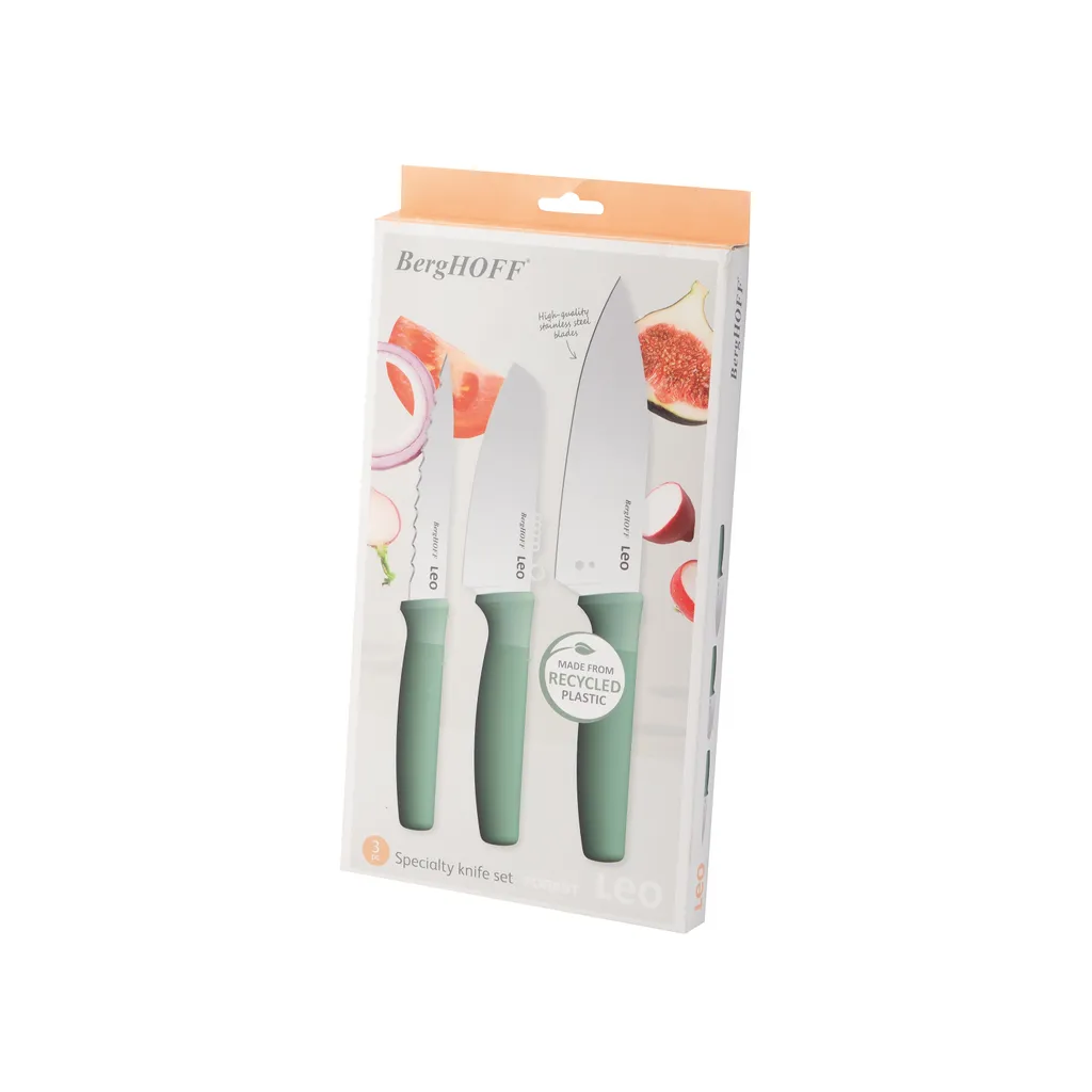 Offerta Set 3 Coltelli BergHOFF 3950529 Forest Acciaio Prezzo - 1