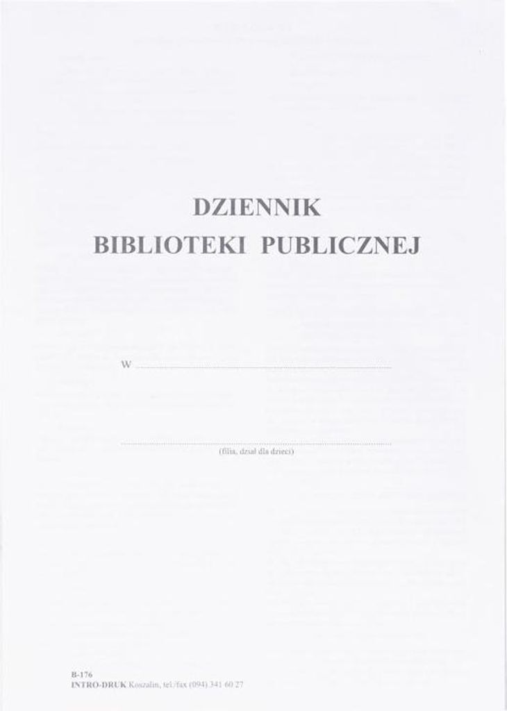 Schreibjournal im DIN A4 Format für Öffentliche Bibliotheken