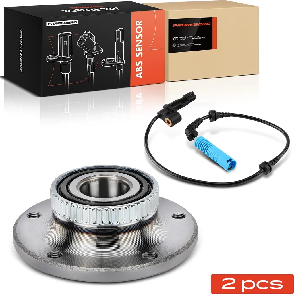Moyeu de Roue avec Capteur ABS Avant Droit pour BMW E46 et Z4 E85 E86