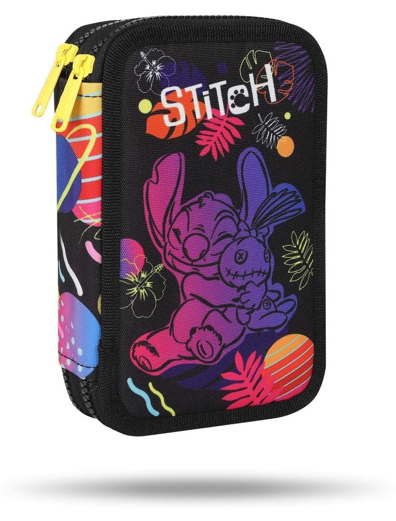 Coolpack Federmäppchen zwei Fächer mit Zubehör Stitch Produktbild 