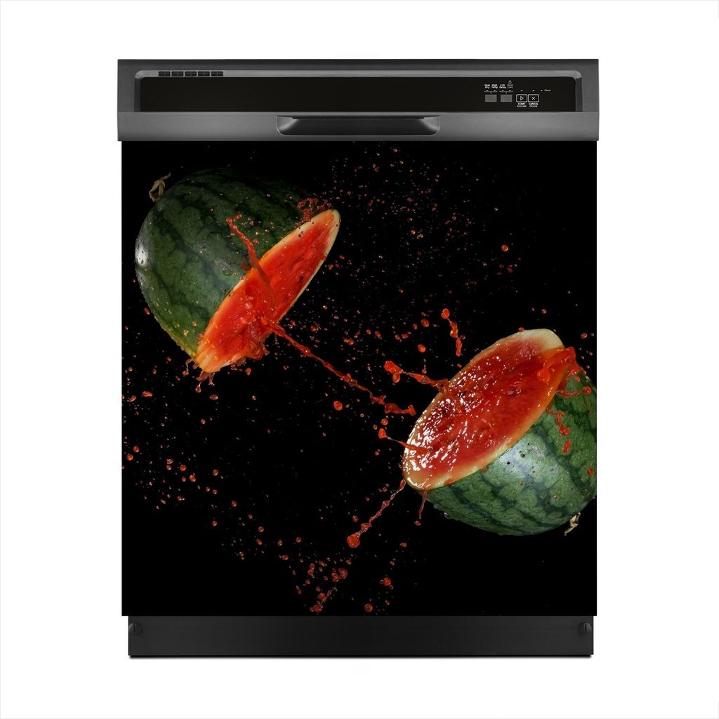 Aufkleber sticker 60x60 cm Dekorative folie Spülmaschine - Wassermelone Saft