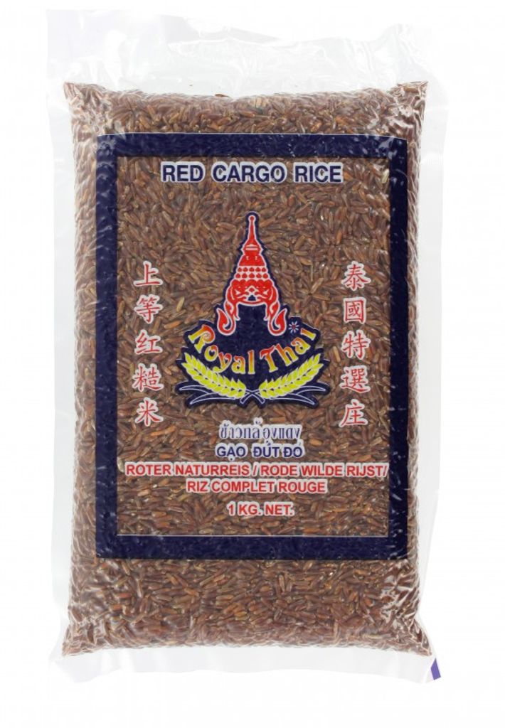 Royal Thai Roter Naturreis (1kg) | Riz Complet Rouge AAA | Red Cargo Rice