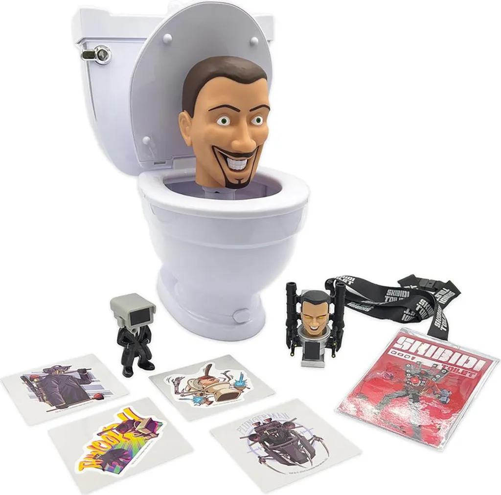 Jouet Surprise Skibidi Toilet Interactive avec Effets Sonores et Bonus