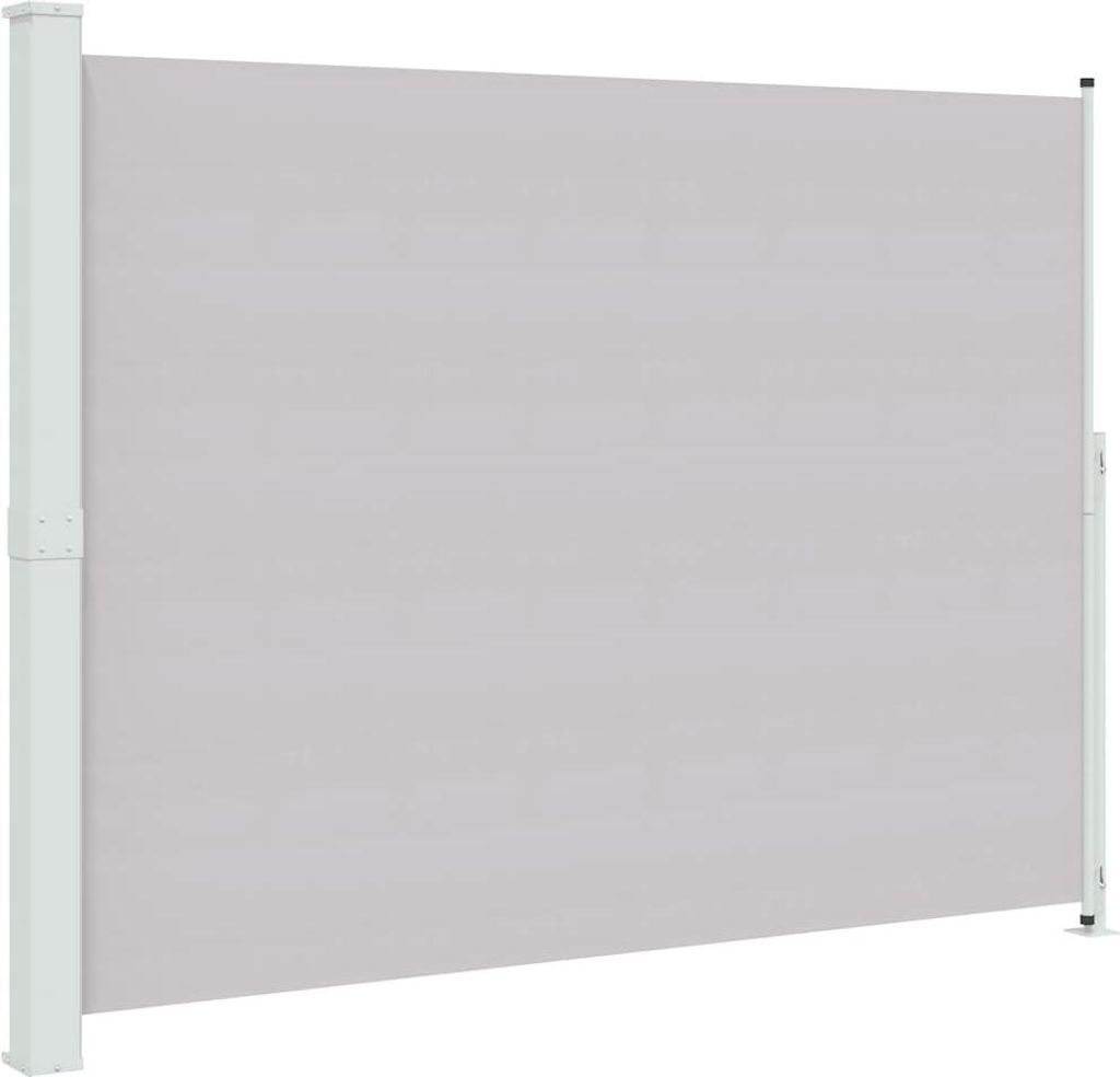 vidaXL Seitenmarkise Ausziehbar 220x300 cm Grau