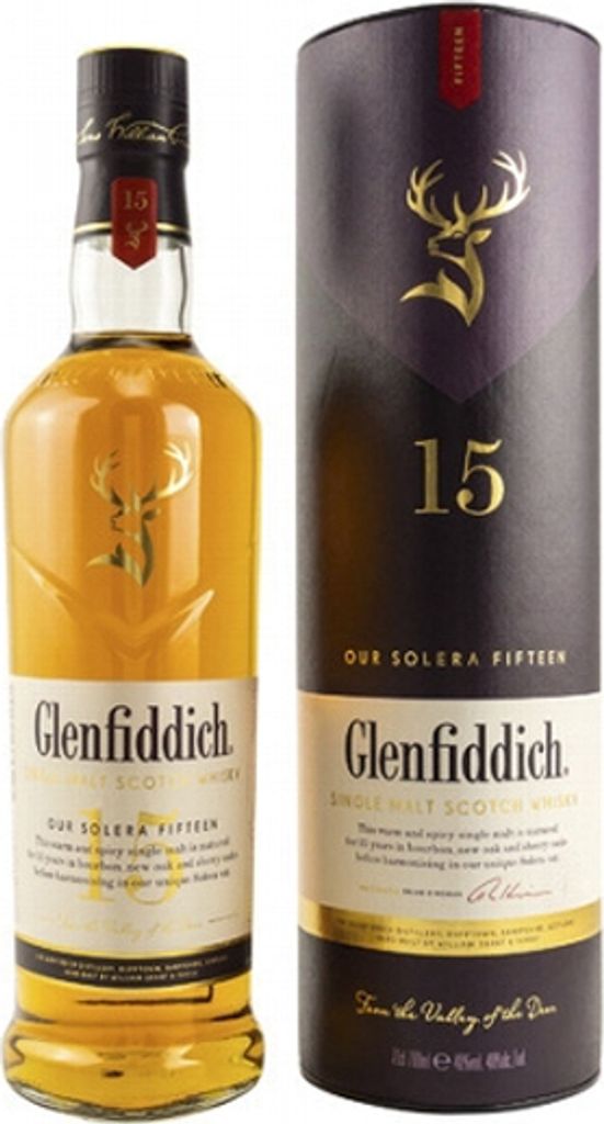 Glenfiddich 15 40% 0,7l (tuba) Obrázok produktu 5
