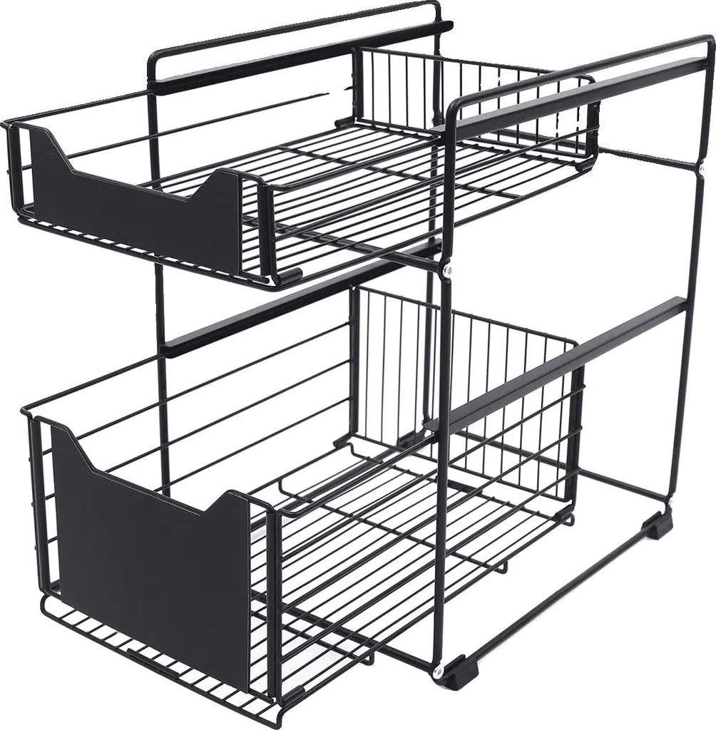 Petit meuble de rangement moderne à 2 étagères - Format M gain de place