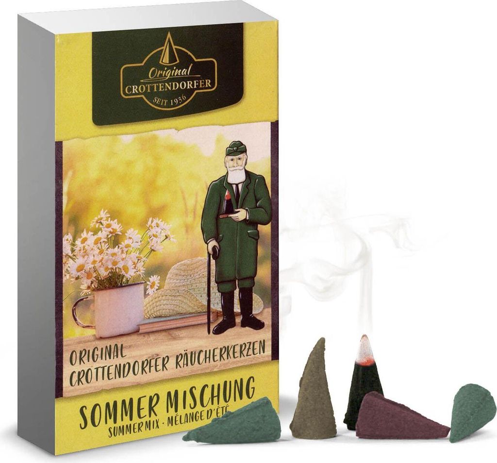 Räucherkerzen (24) Crottendorfer Sommermischung BxHxT 6x10,5x2cm NEU