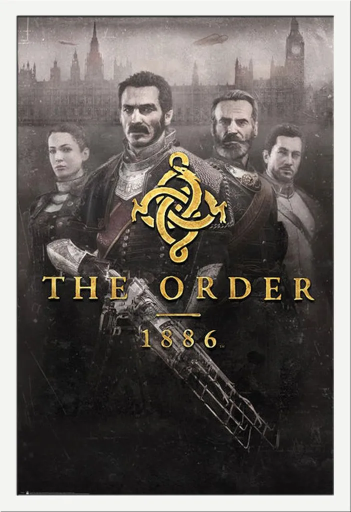 Maxi Poster 1886 Il con Cornice Shinsuke Bianca - Design Epico!