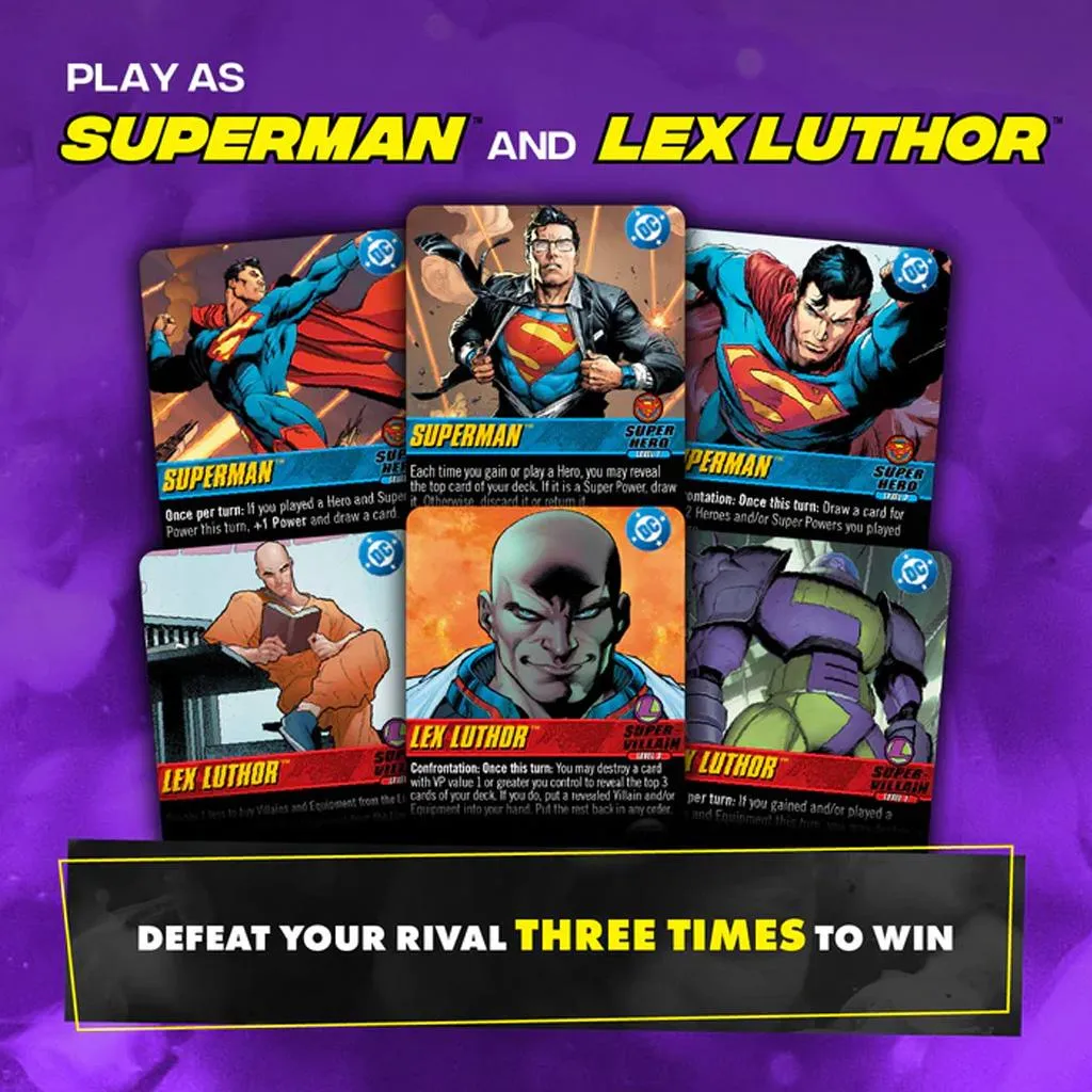DC Deck-Building Game Rivals Superman vs Lex Luthor - Édition Anglaise - 3
